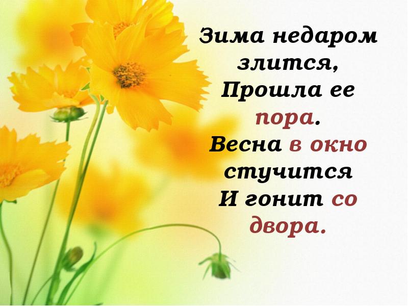 Стих про весну. Ф тютчев зима недаром злится. Стих зима недаром злится. Зима не даром злилась прошла ее пора слова. Тютчев зима недаром злится.