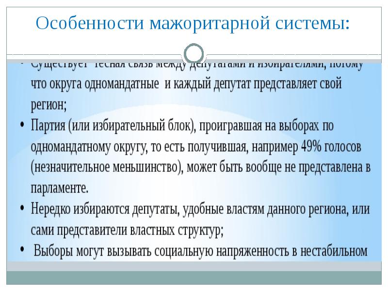 Избирательное право проект