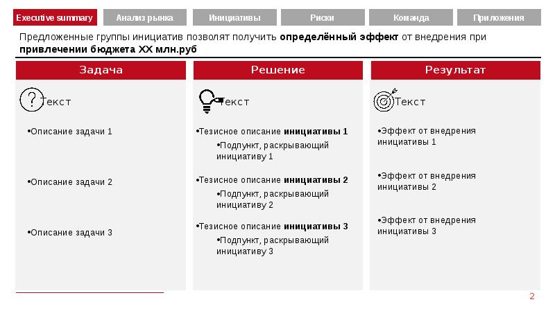 описание инициативы