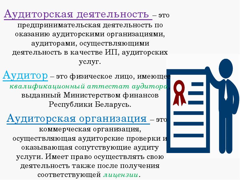 Аудиторское сопровождение понятие и методика презентация