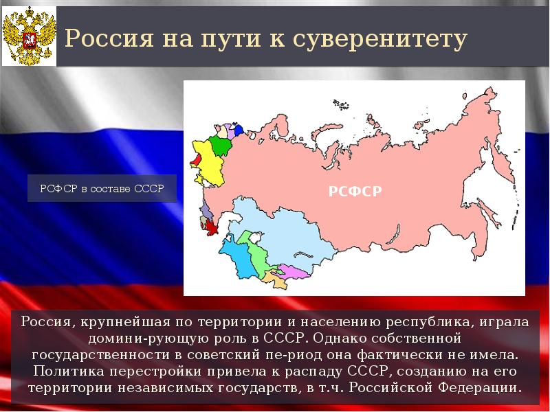 С момента объявления о суверенитете. Российская Федерация презентация. Суверенитет России. Российская Федерация Республики для презентации. Российская государственность.