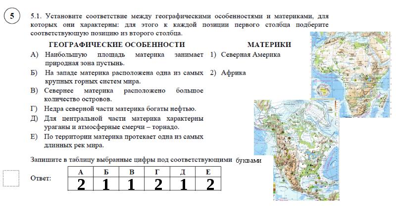 Презентация подготовка к впр 7 класс география