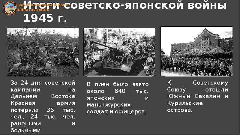 Война с японией окончание второй мировой войны решающий вклад ссср в победу итоги войны презентация