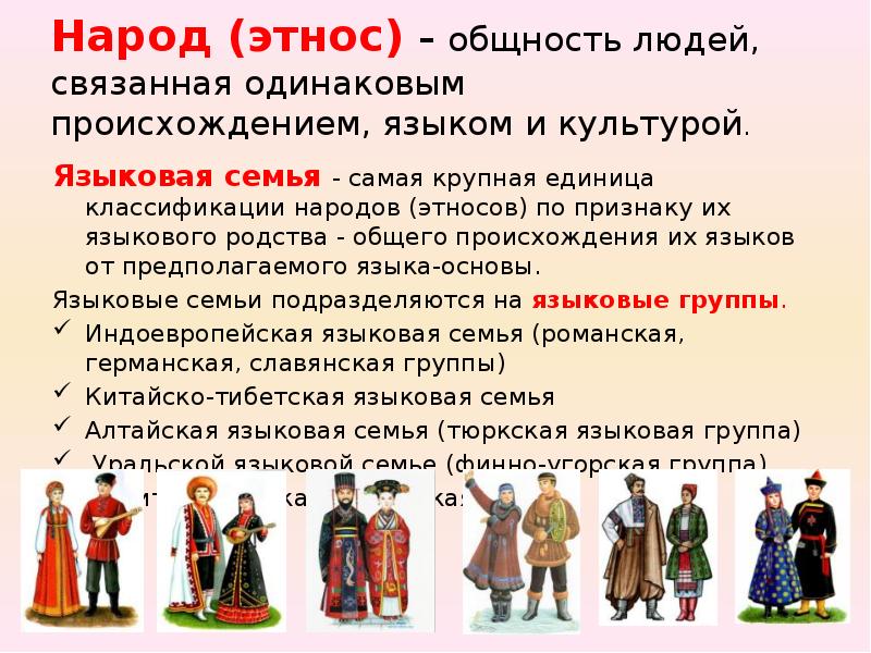 Этническая общность россии