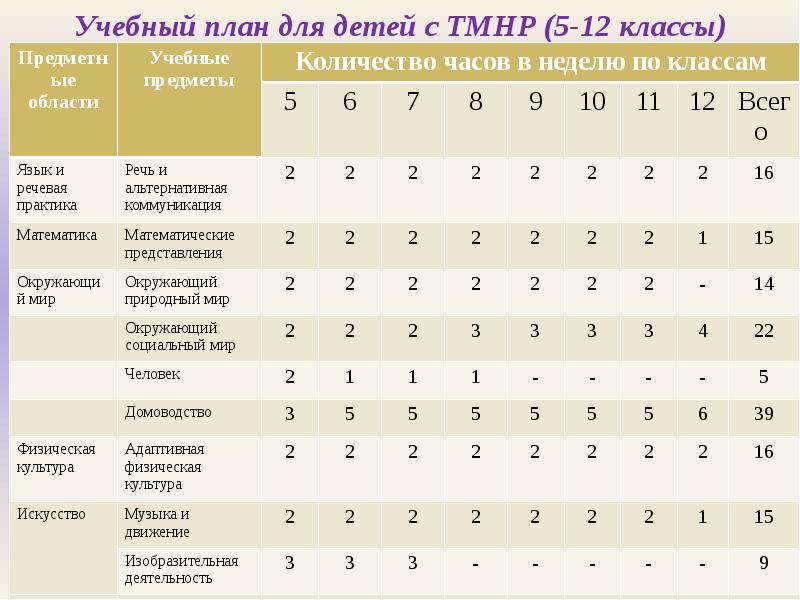 Учебный план уо вариант 2 5 класс