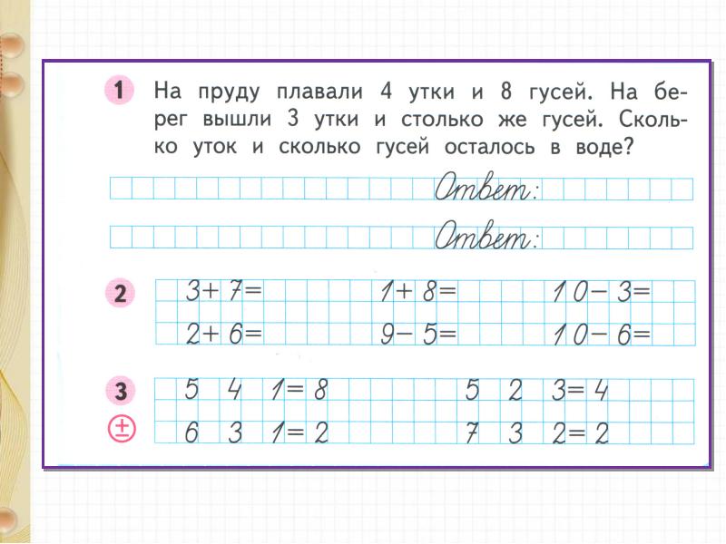 Вычитание из числа 15 презентация