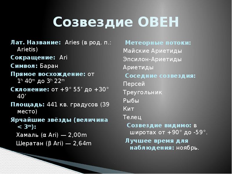 Созвездие овен доклад. Созвездие овна. Ари сокращение имени. Сообщение о созвездии овен. Созвездие стрелец.