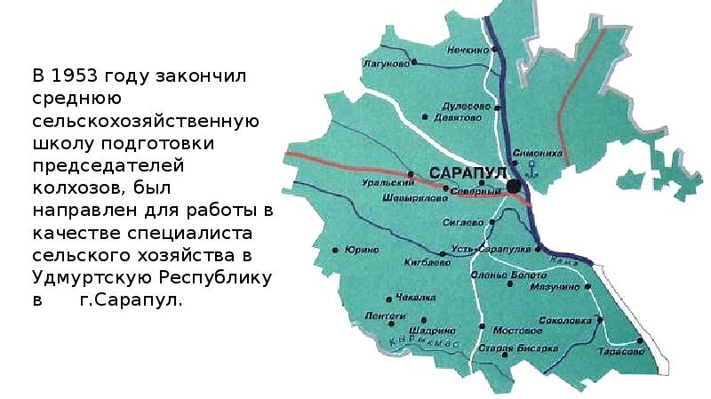 План города сарапул