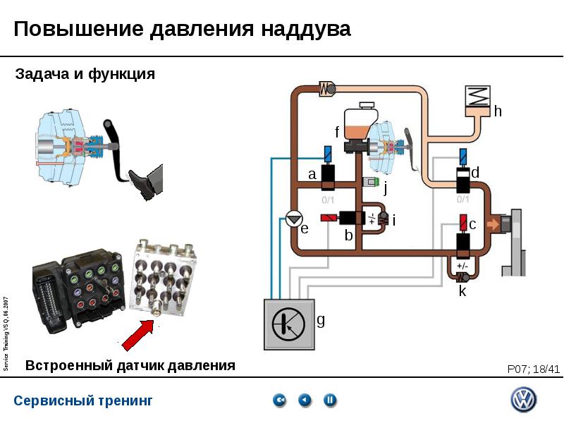 Подключения датчика наддува EXD06