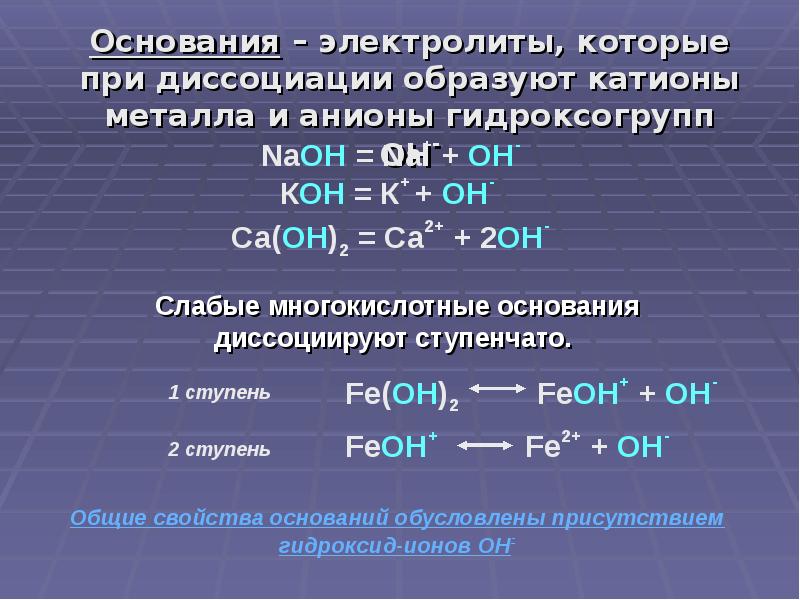 8 класс теория электролитической диссоциации презентация