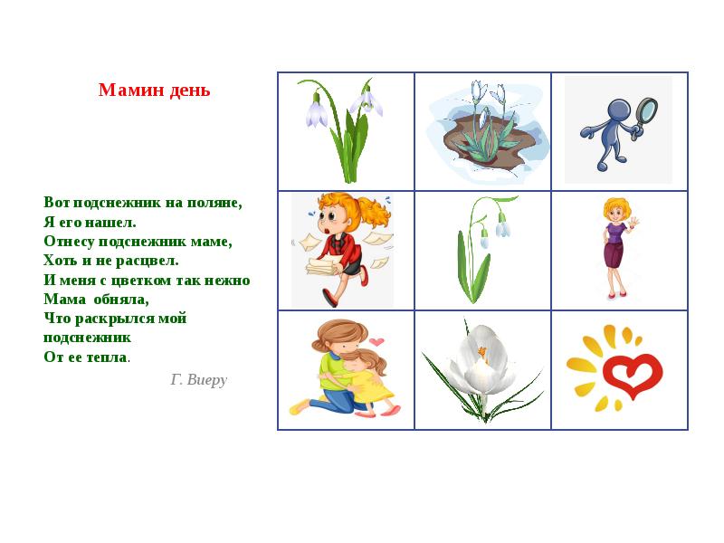 Мнемотаблицы для детей 3 4 лет в картинках стихи