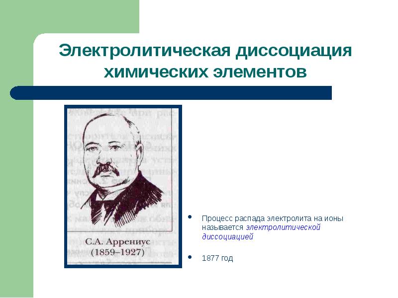 Вклад русских ученых в развитие представлений об электролитической диссоциации презентация