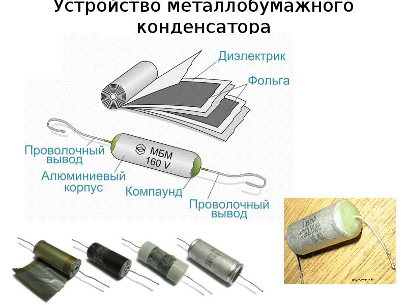 Конструкции конденсаторов