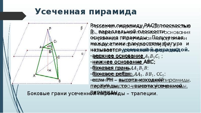 Призма и пирамида презентация 10 класс