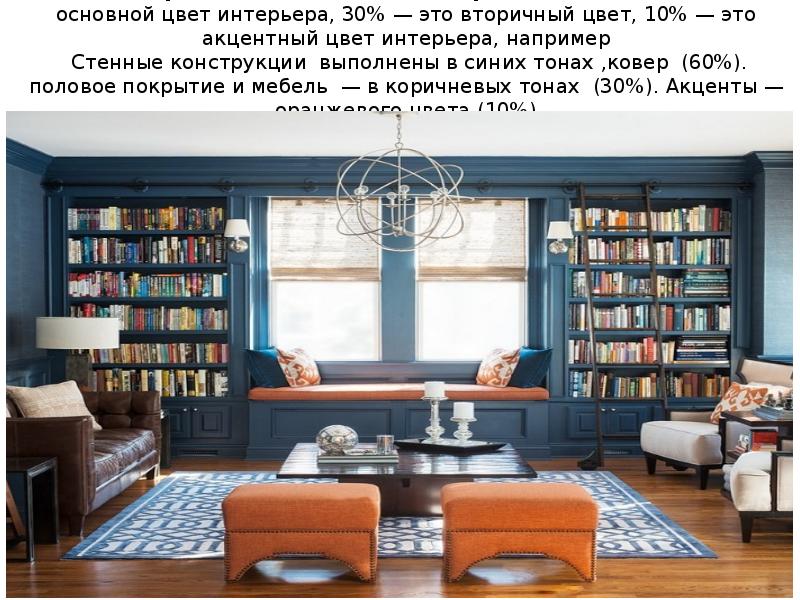 Цвет в интерьере книга. Акцентный это.