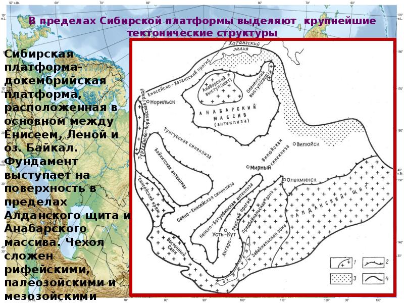 Структурно тектоническая схема