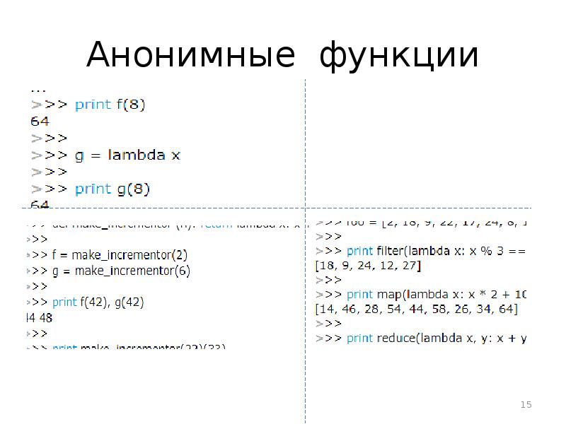 Анонимные функции анонимные методы и лямбда выражения