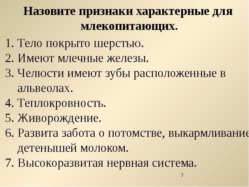 Охарактеризуйте общие признаки внешнего строения млекопитающих используя рисунки 184