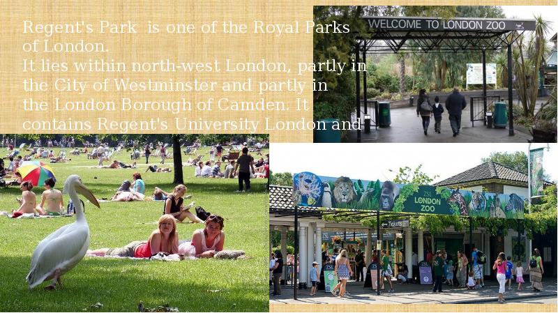 Презентация london parks