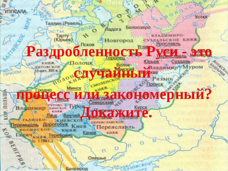 Политическая раздробленность на руси 6 класс технологическая карта урока