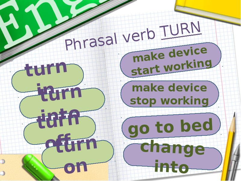 Verb turn. Phrasal verb turn. Phrasal verbs turn on. Turn in Phrasal verb. Модальный глагол turn.