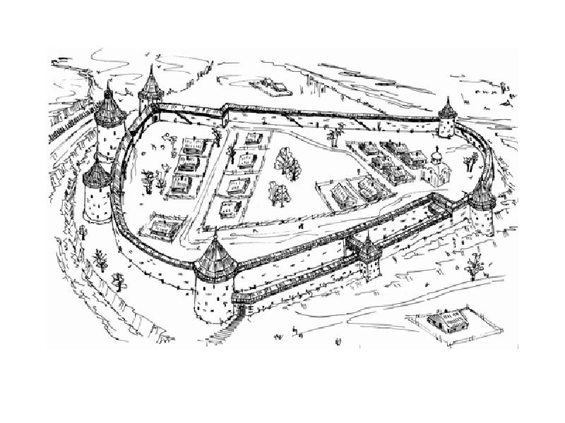 Схема псковской крепости