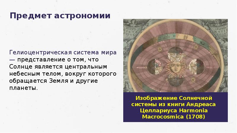 Предмет астрономия презентация