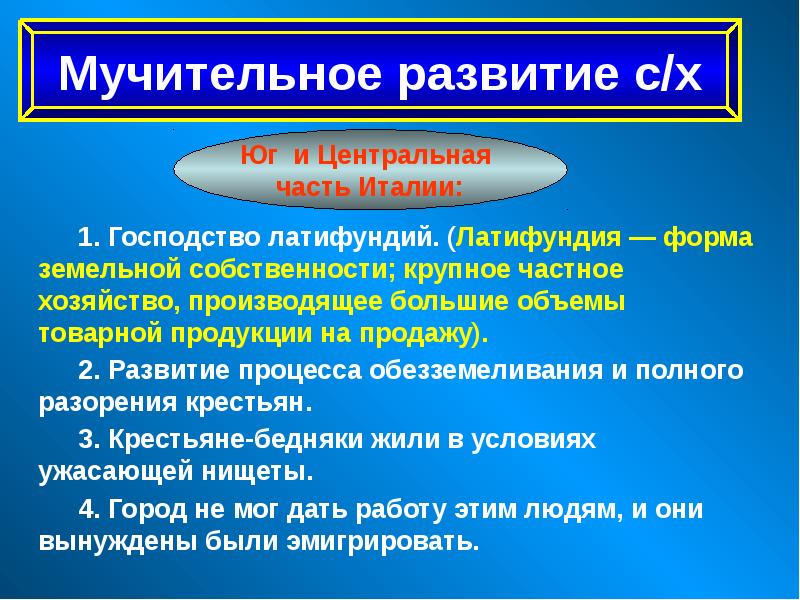 Италия время реформ и колониальных захватов