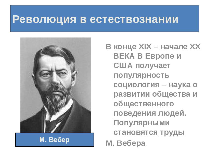 Начало революции в естествознании 7 класс презентация