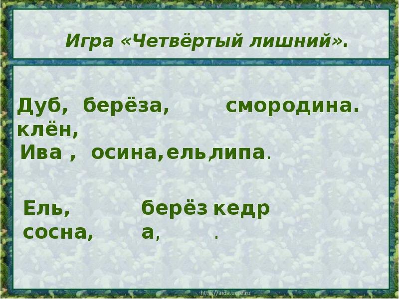 Анализ стихотворения у них дуба березы