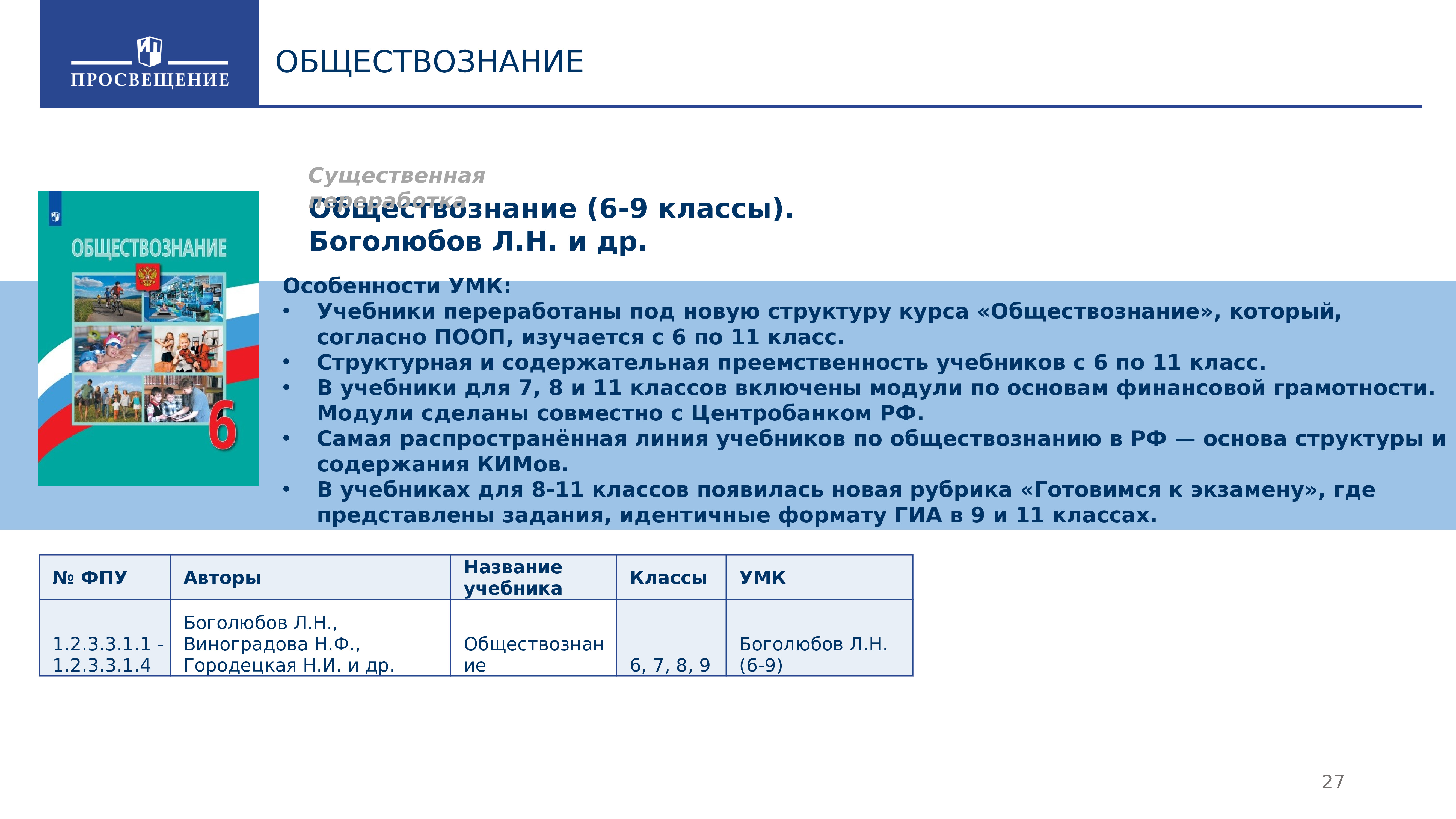 Реестр федеральных проектов