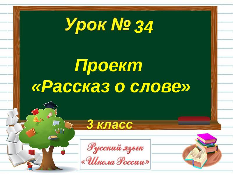 Рассказ о слове 2 класс проект