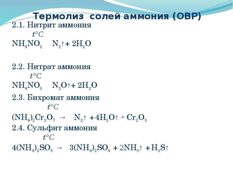 Проект аммоний 2