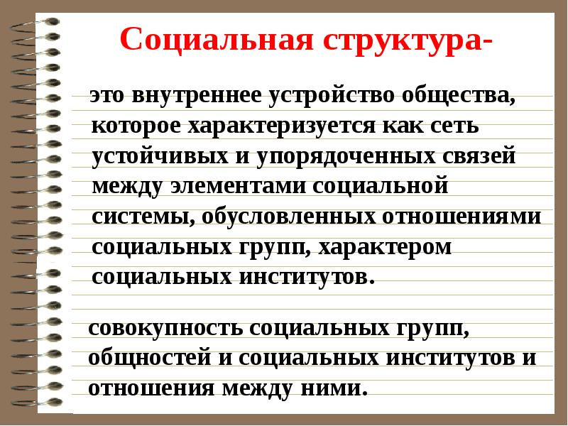 Презентация социальная структура и социальные отношения