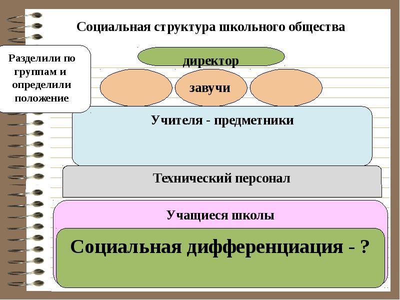 Проект на тему разделение общества на группы 6 класс