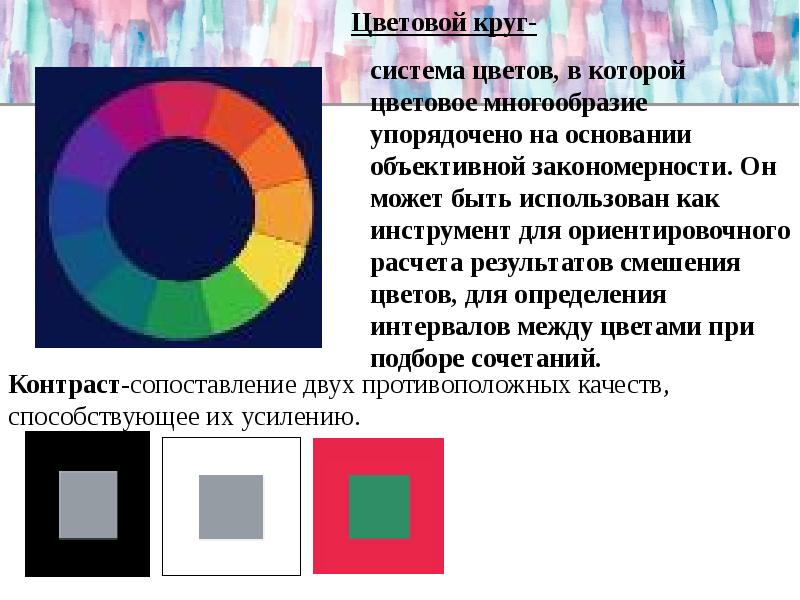 Роль цвета. Цветовой контраст в композиции презентация. Контраст цветовых сопоставлений. Цвет в композиции презентация. Цветовая композиция в презентации.