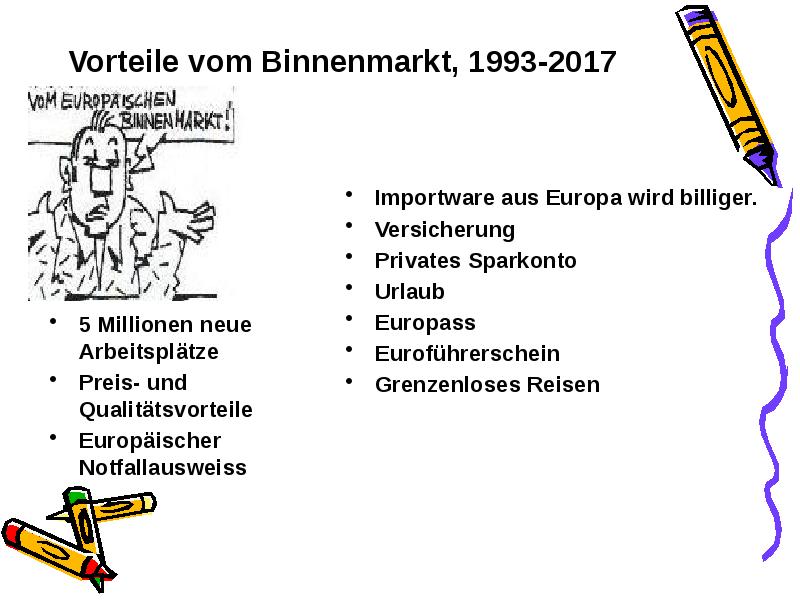 DER EUROPAISCHE BINNENMARKT