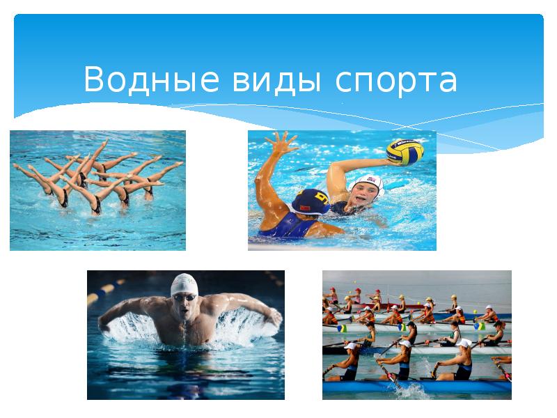 Водные виды спорта презентация