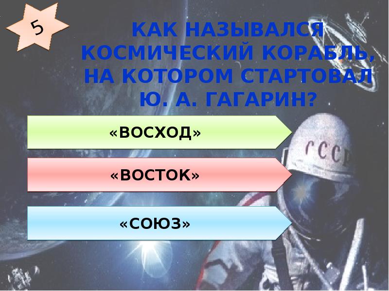 Восток Восход Союз. Название космической валюты.