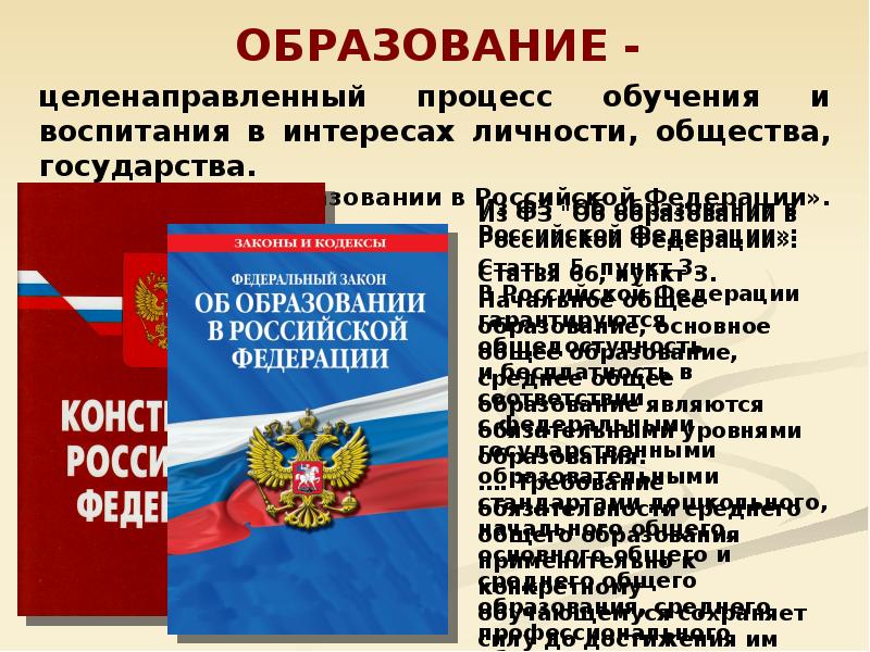 Интересы личности общества и государства. Роль образования в Российской Федерации. Роль образования личность общество и государства. Образование в Российской Федерации это целенаправленный процесс. Придумать 5 законов для своего государства.