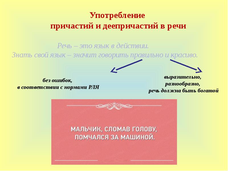 Норма употребления причастного оборота. Употребление причастий. Употребление деепричастий. Нормы употребления причастий. Употребление деепричастий в речи.