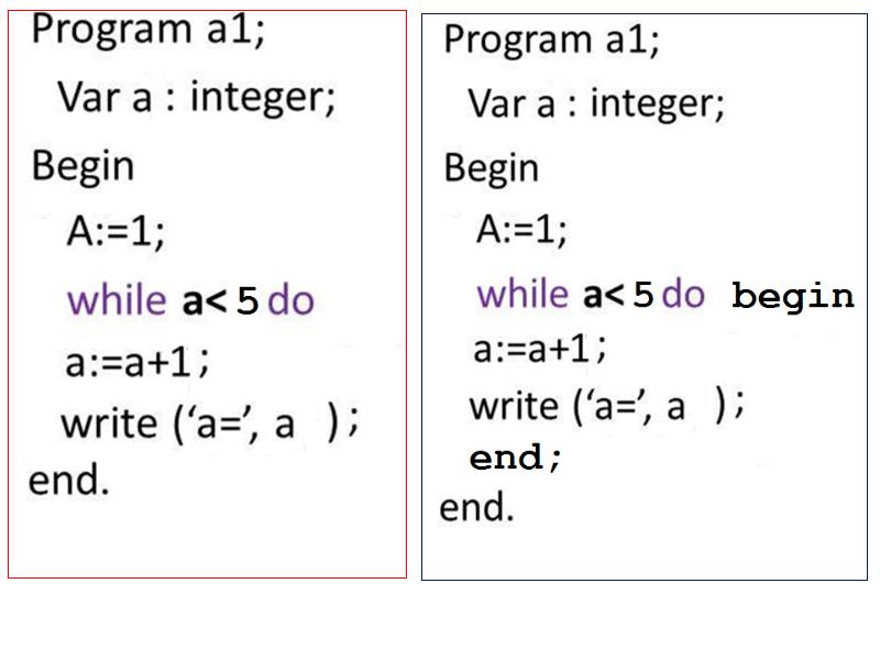 Var sum integer begin