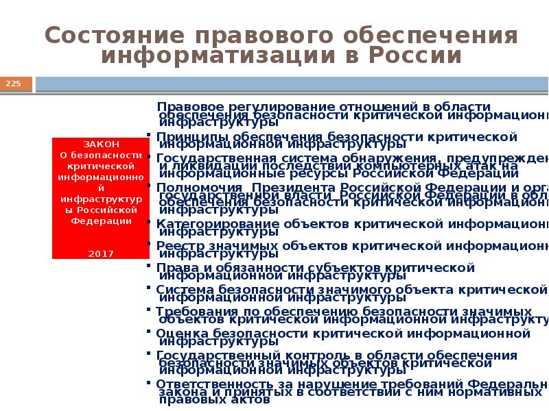 Правовое обеспечение информационной безопасности презентация