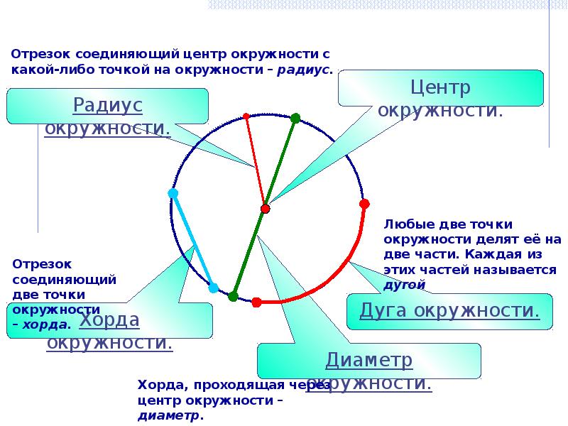 Презентация по теме окружность