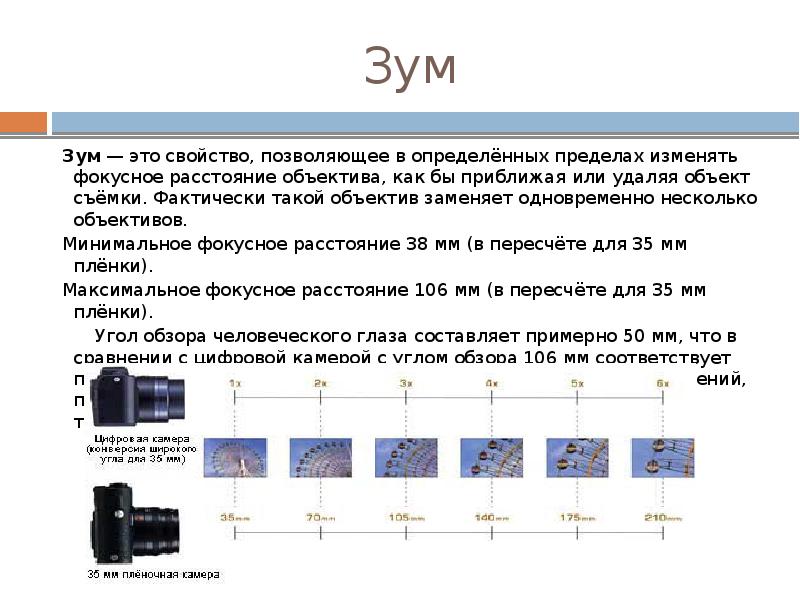 Презентация на тему зум