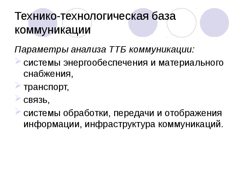 Введение в теорию коммуникации. Технико-технологическая база коммуникаций. Параметры коммуникации. Коммуникативные параметры. Теория коммуникативного приспособления.