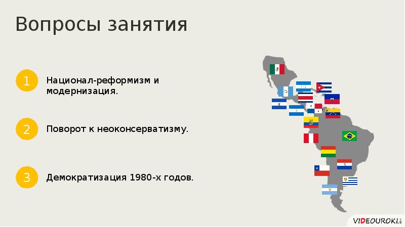 Презентация латинская америка во второй половине 20 начале 21 века