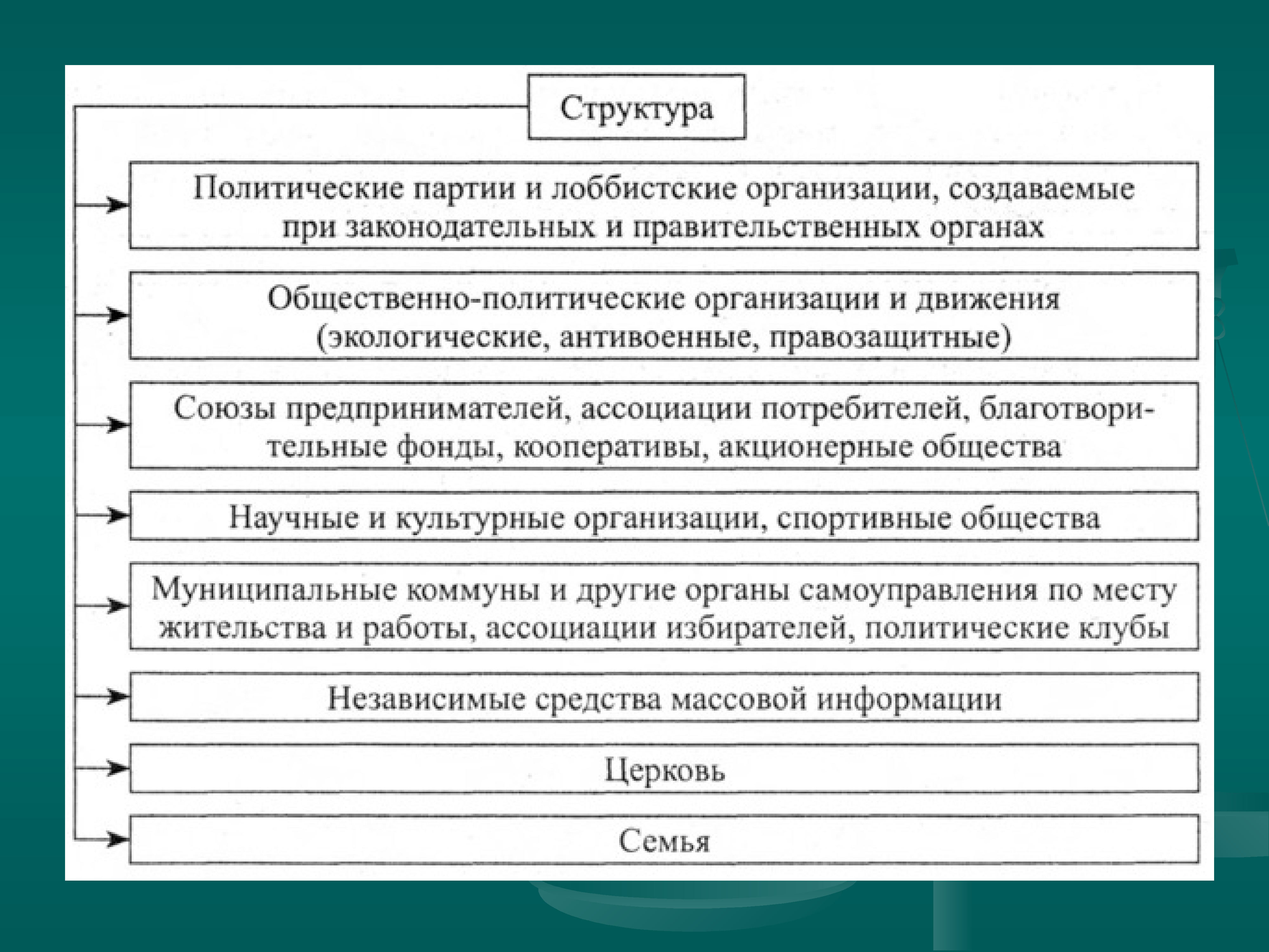 Правозащитная структура российского общества и государства