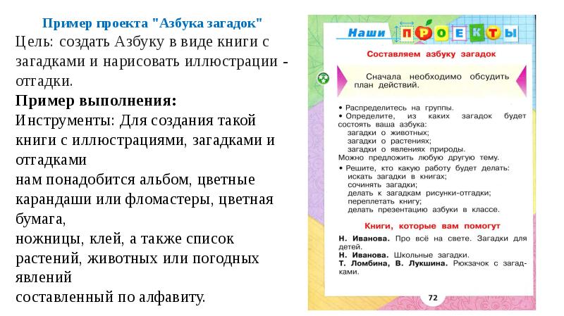 Загадки про проект