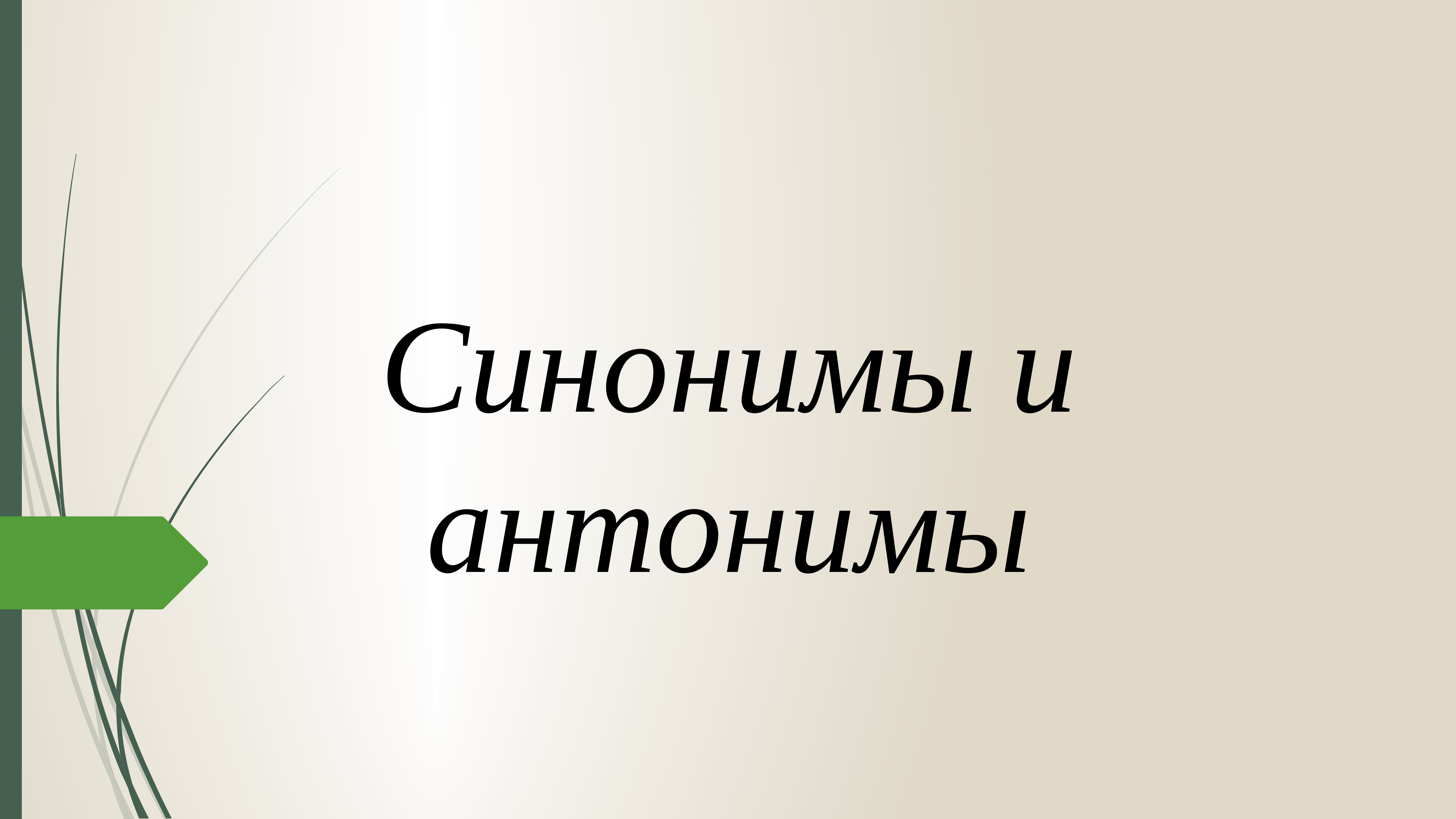 Слайд 15. Тон для презентации. Синонимы и антонимы.